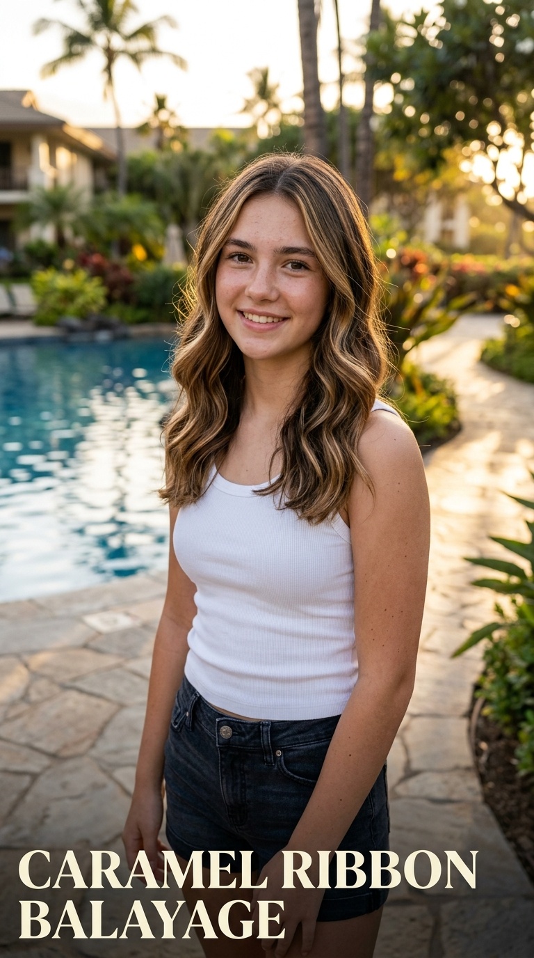 Caramel Ribbon Balayage