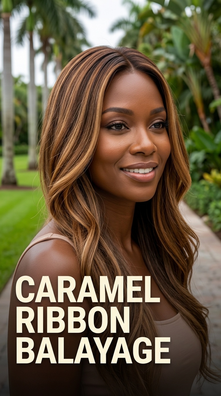 Caramel Ribbon Balayage