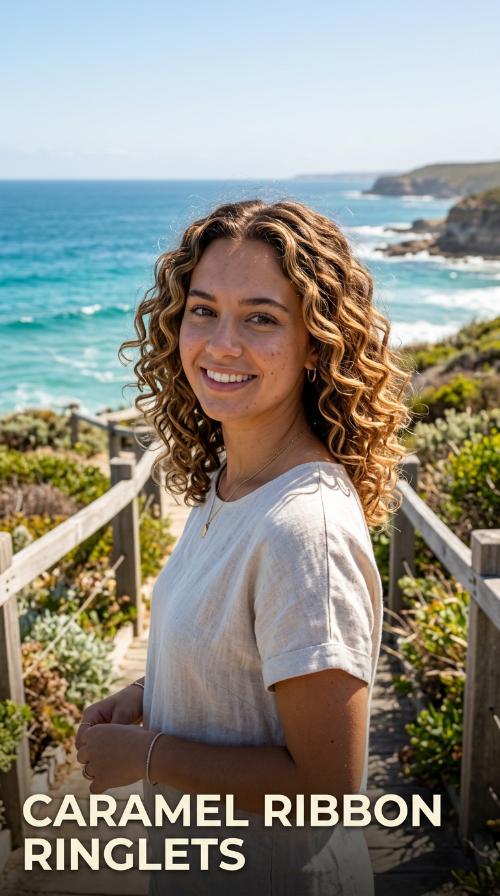 Caramel Ribbon Ringlets