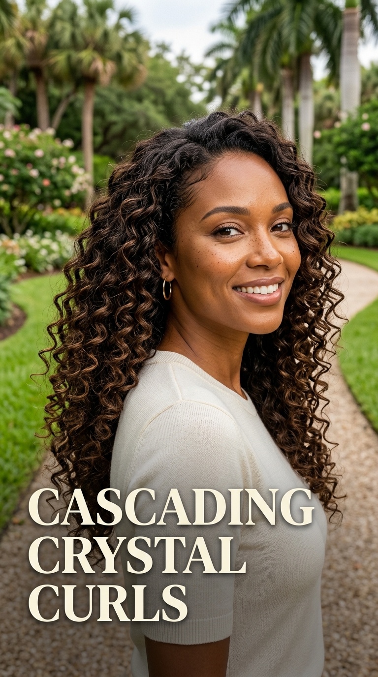 Cascading Crystal Curls