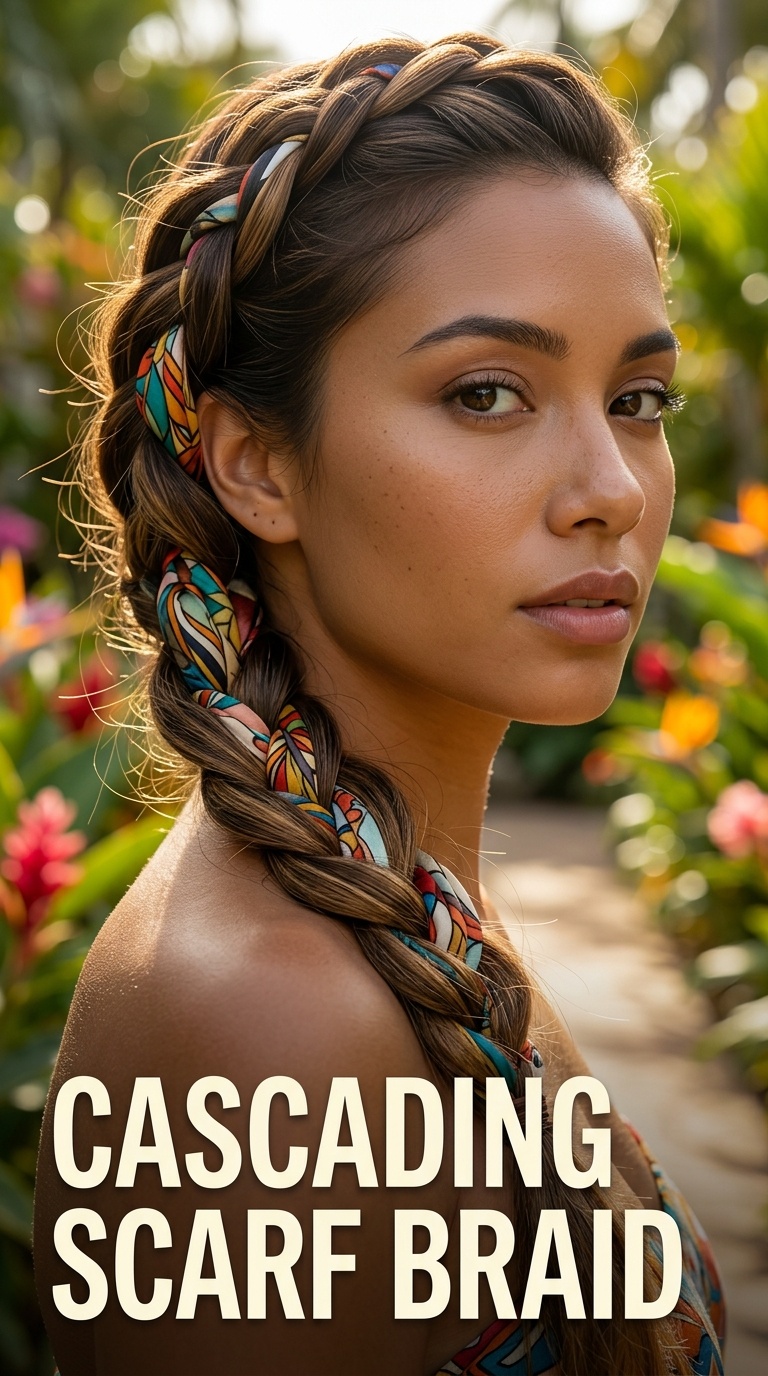 Cascading Scarf Braid