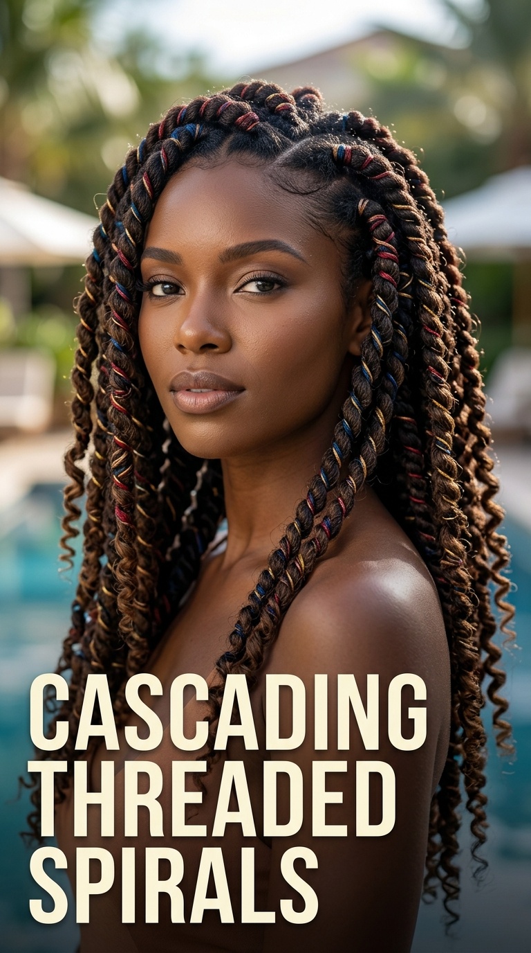 Cascading Threaded Spirals