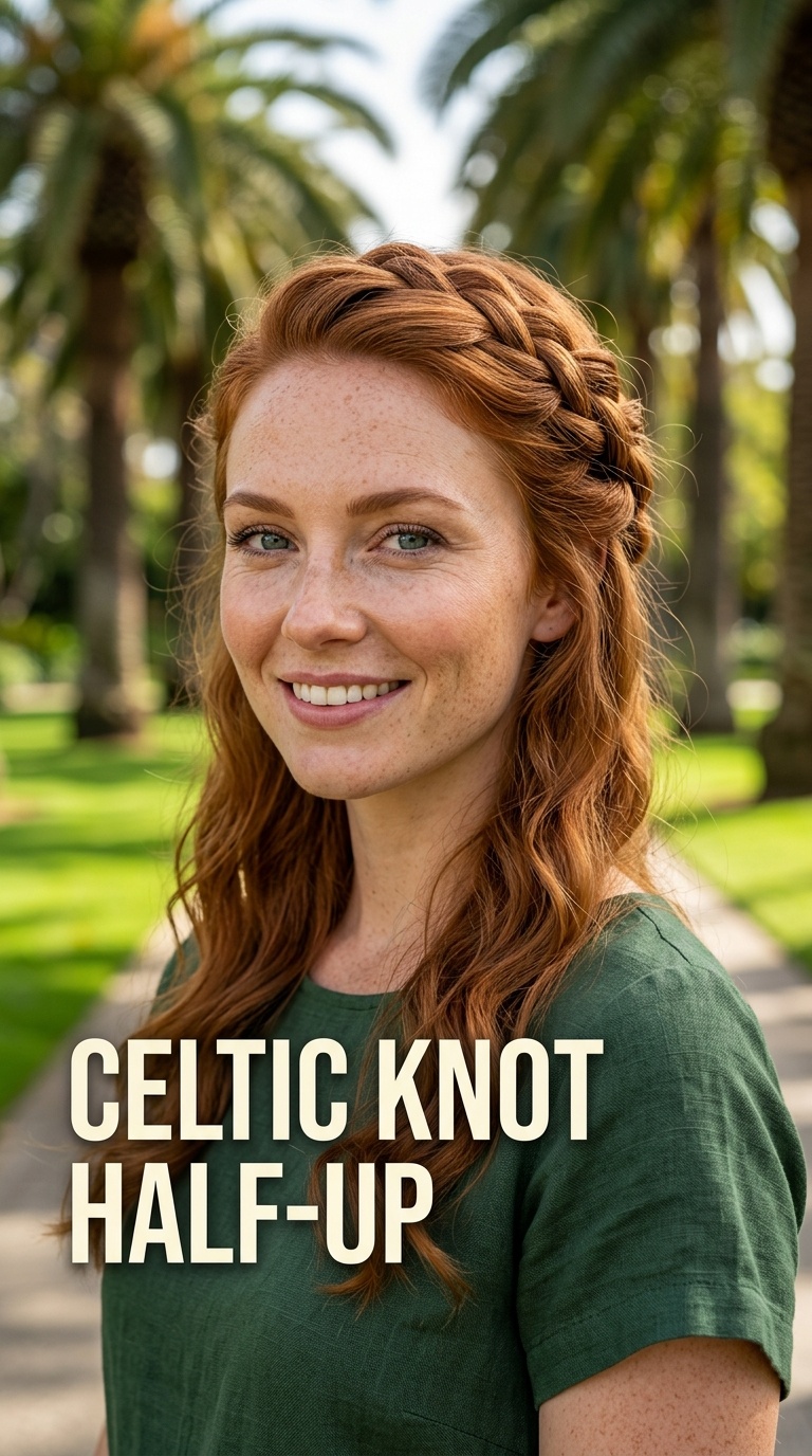 Celtic Knot Half-Up