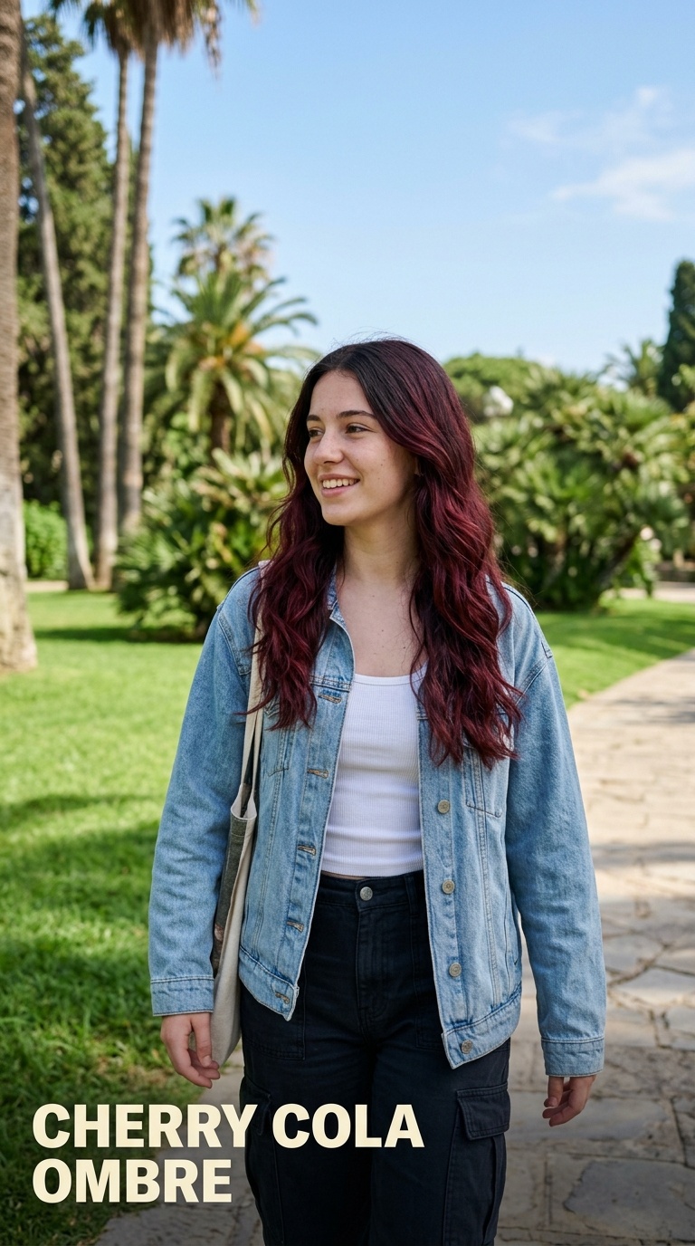 Cherry Cola Ombre