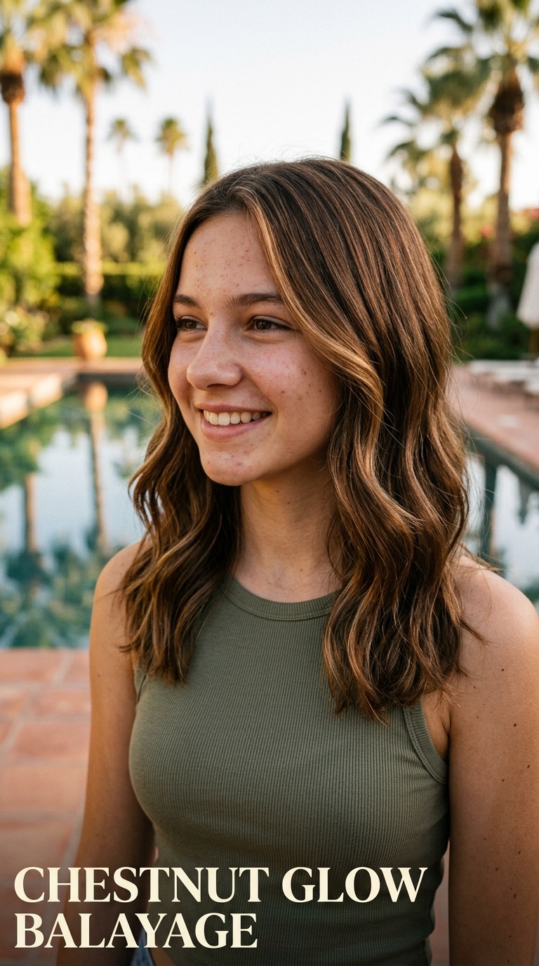 Chestnut Glow Balayage