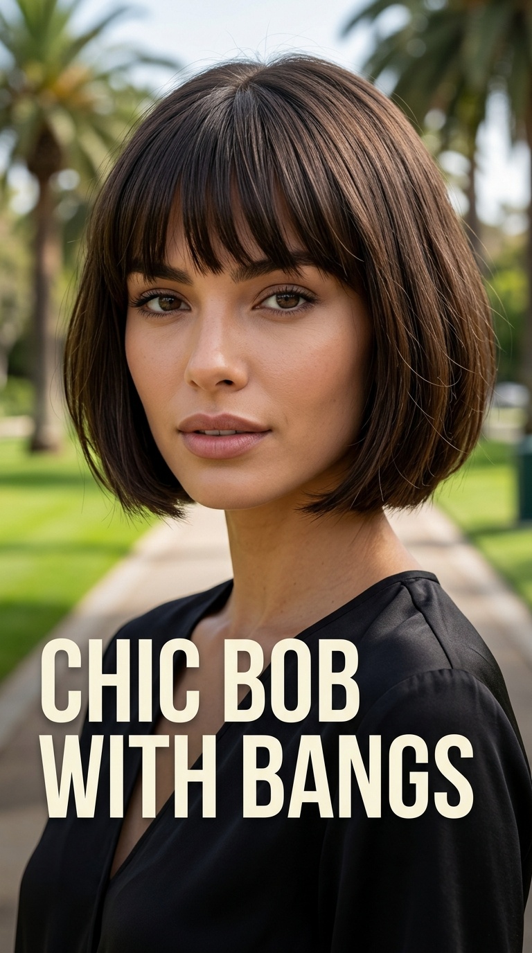 Chic Bob with Bangs