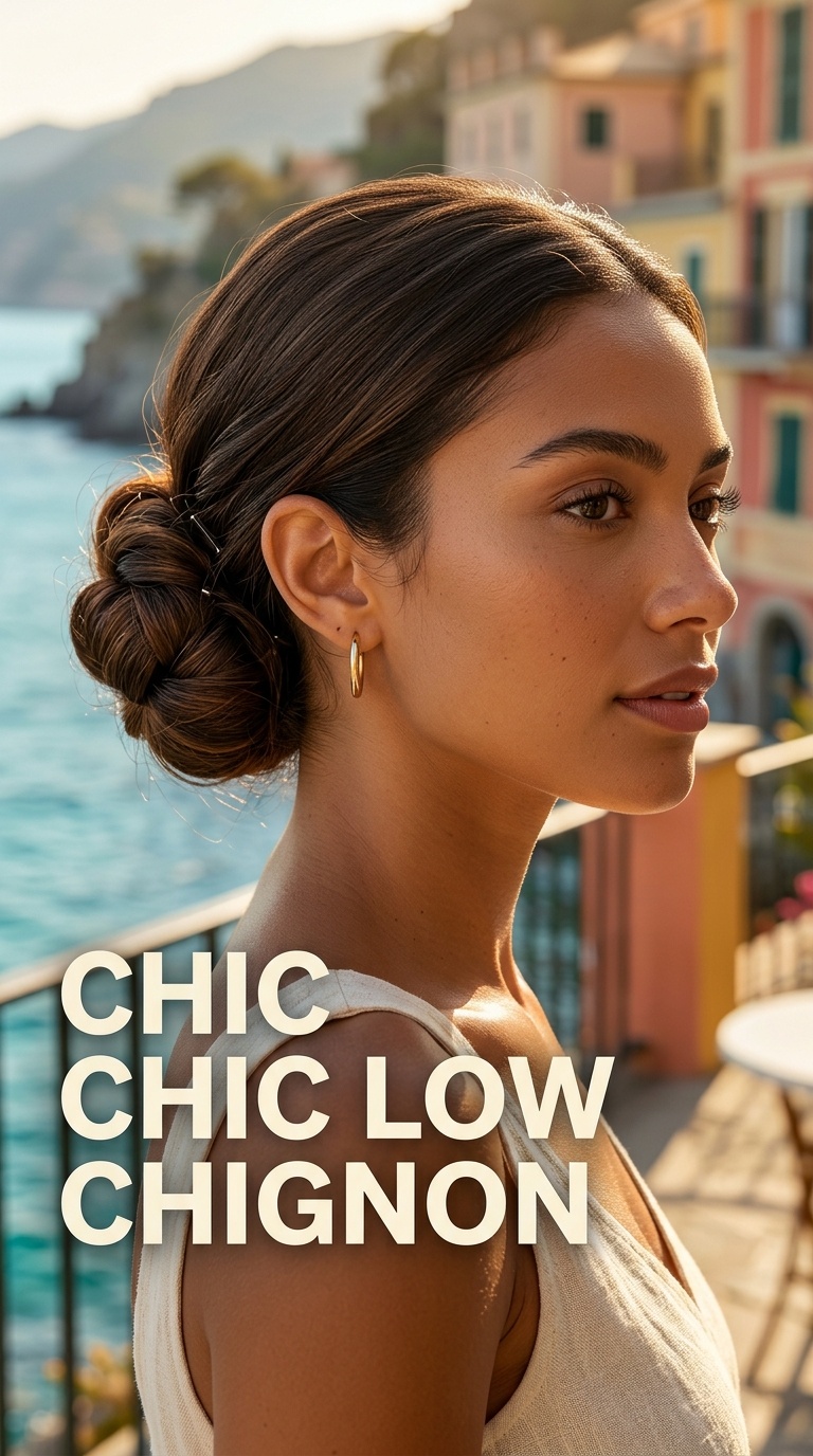 Chic Low Chignon