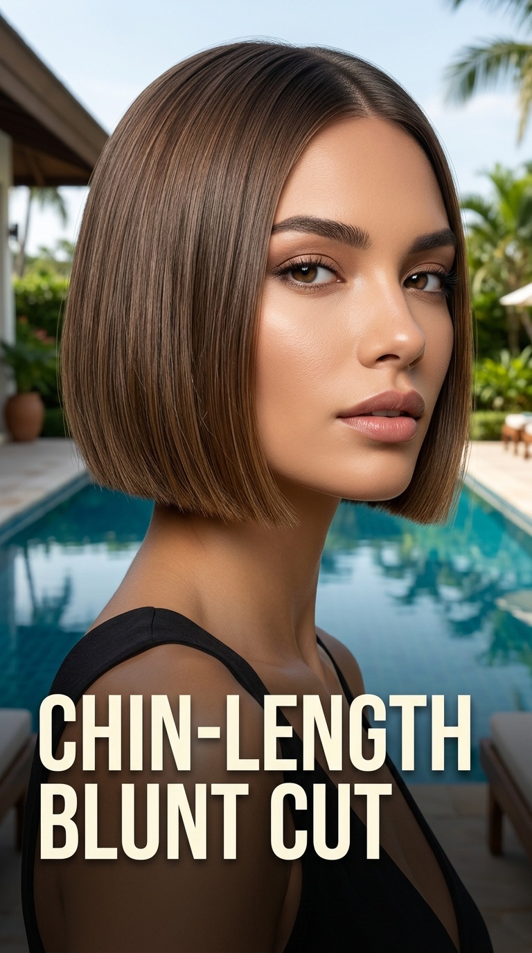 Chin-Length Blunt Cut