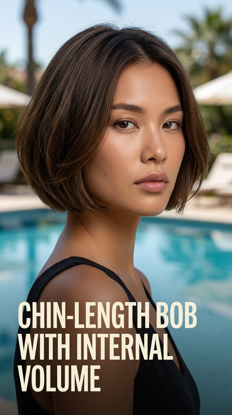 Chin-Length Bob with Internal Volume