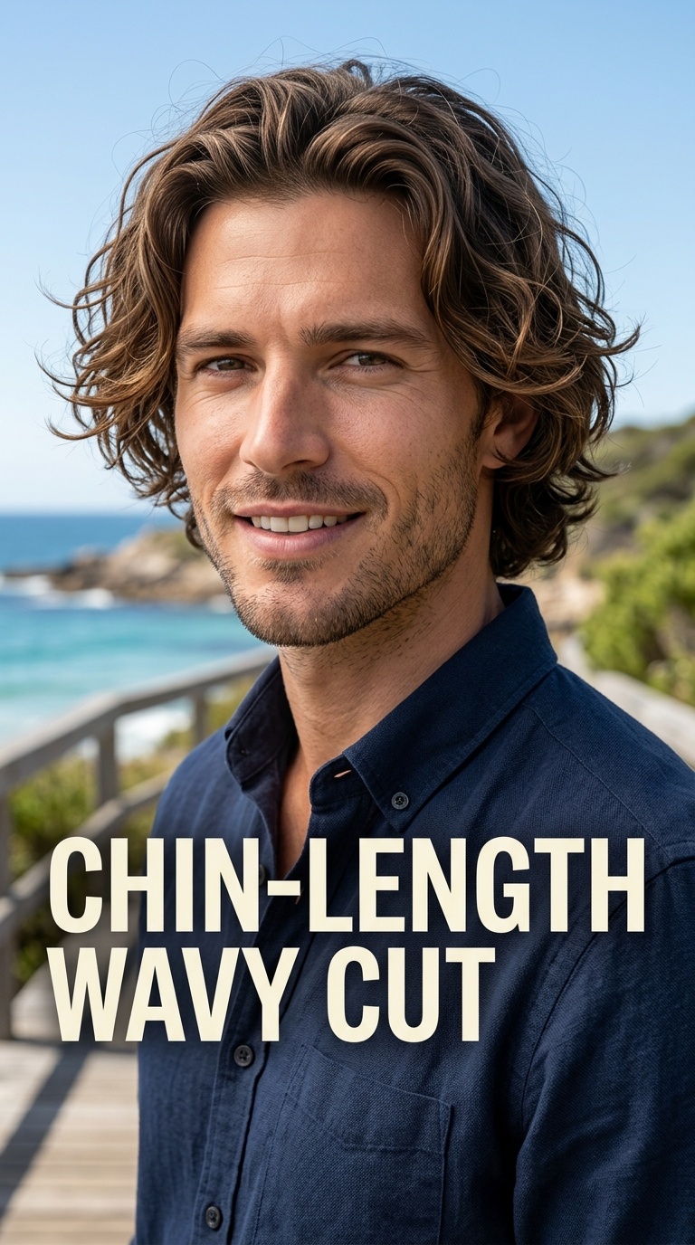Chin-Length Wavy Cut