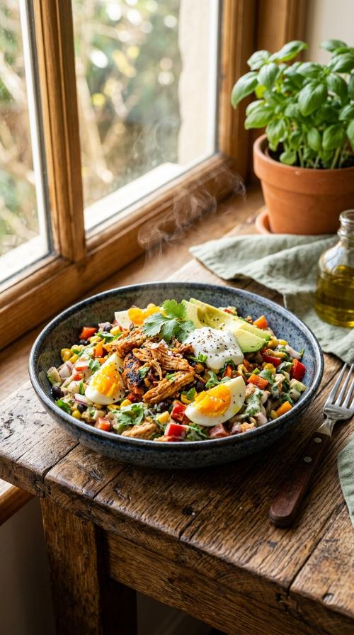 Chipotle Lime Chicken and Egg Salad