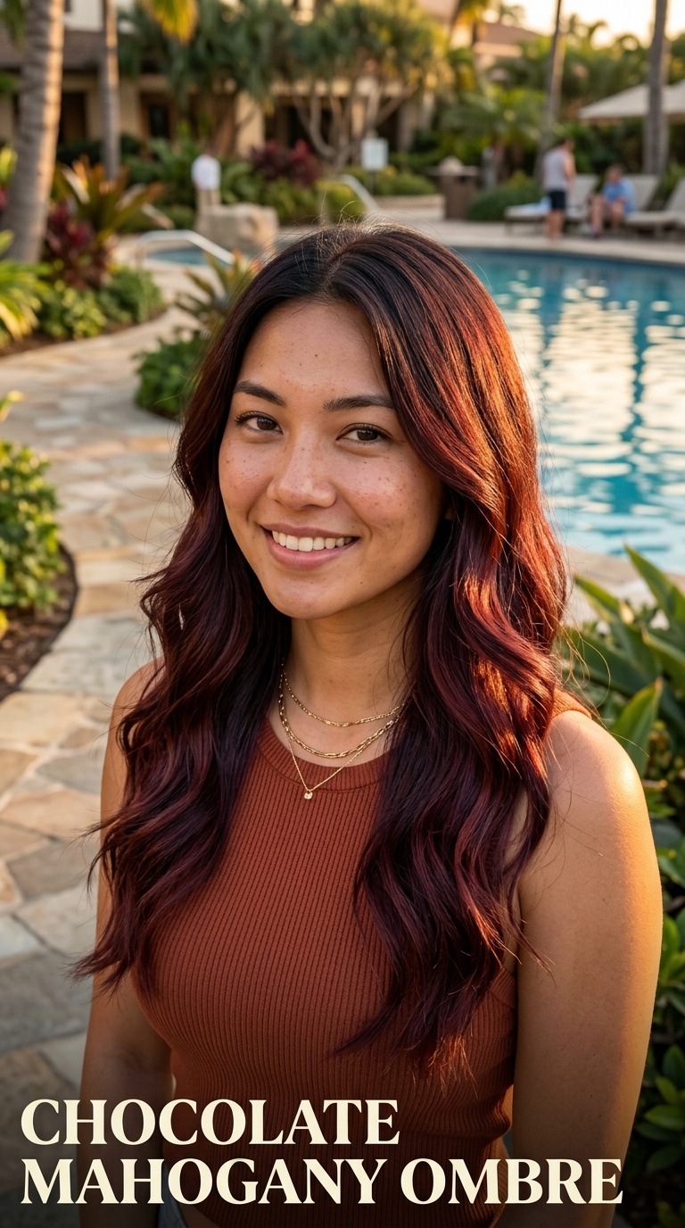 Chocolate Mahogany Ombre