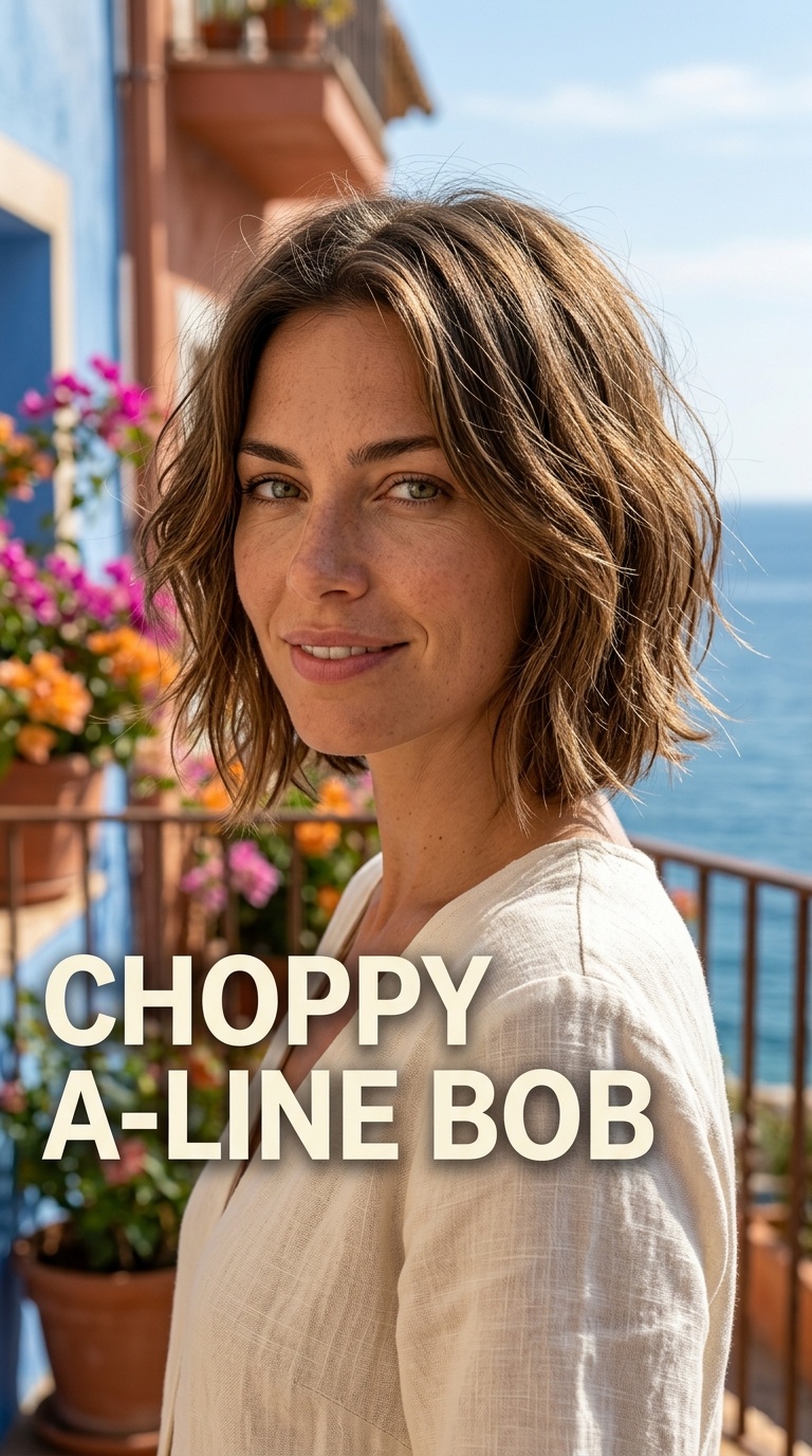 Choppy A-Line Bob