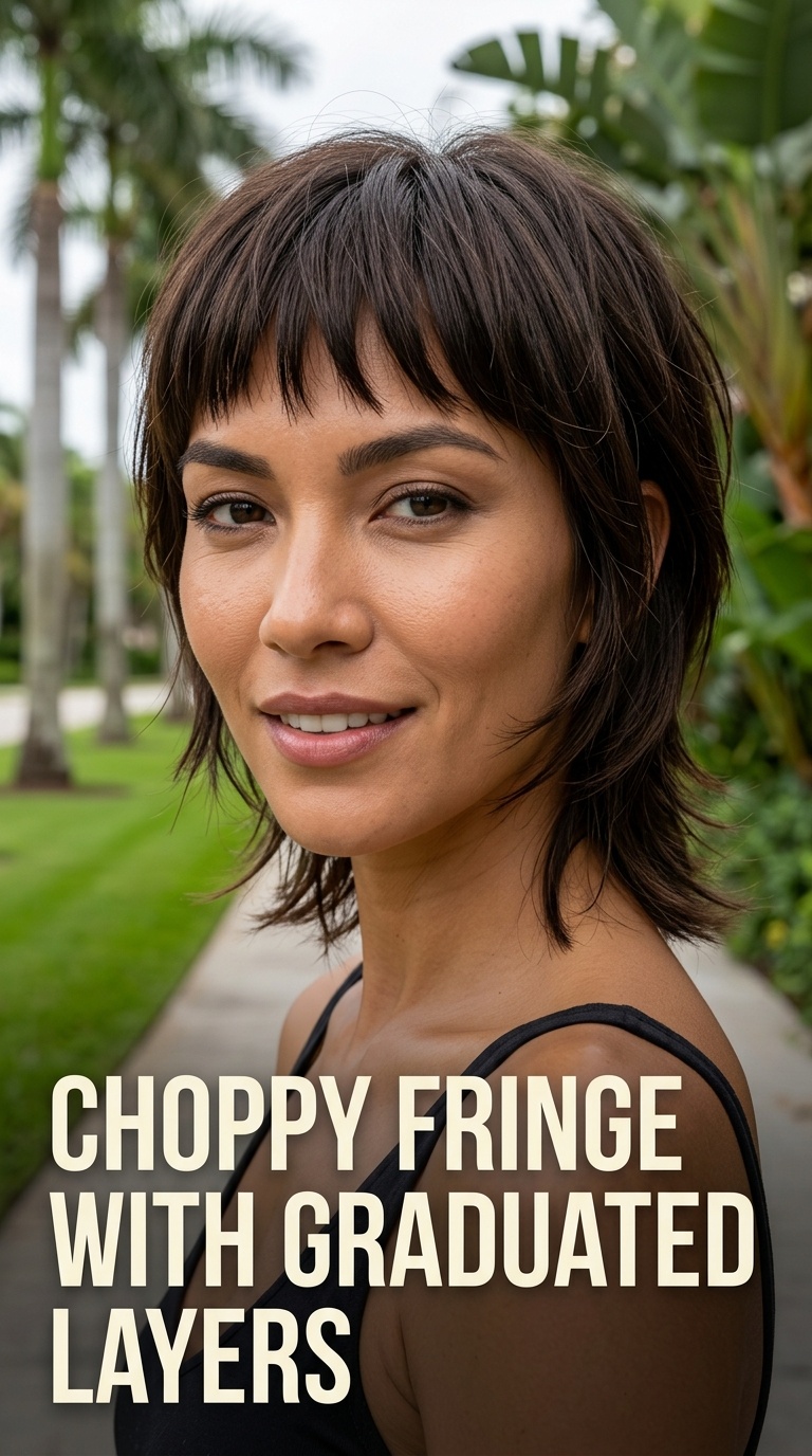 Choppy Fringe with Graduated Layers