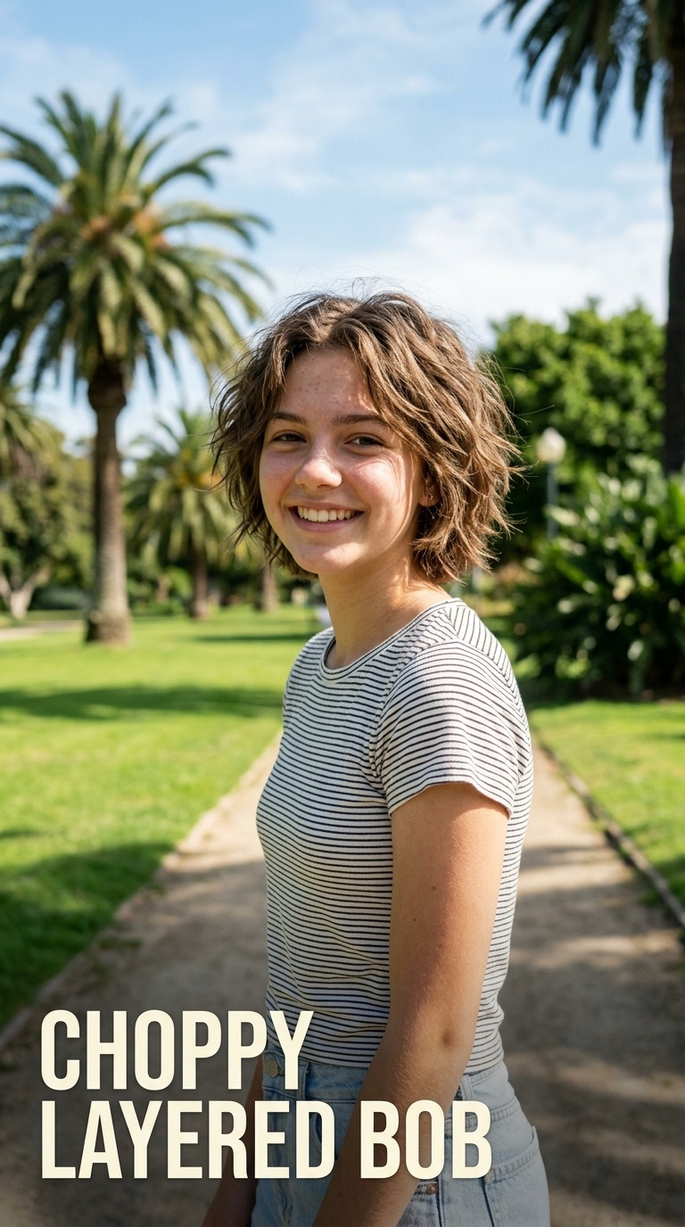 Choppy Layered Bob