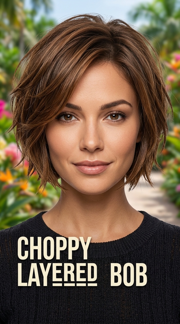 Choppy Layered Bob