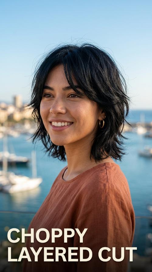Choppy Layered Cut