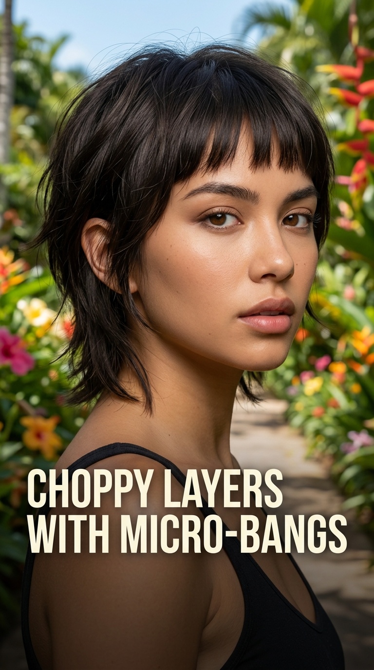 Choppy Layers with Micro-Bangs