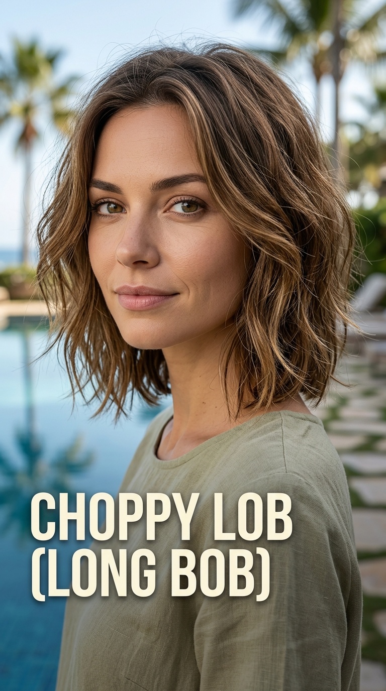 Choppy Lob (Long Bob)