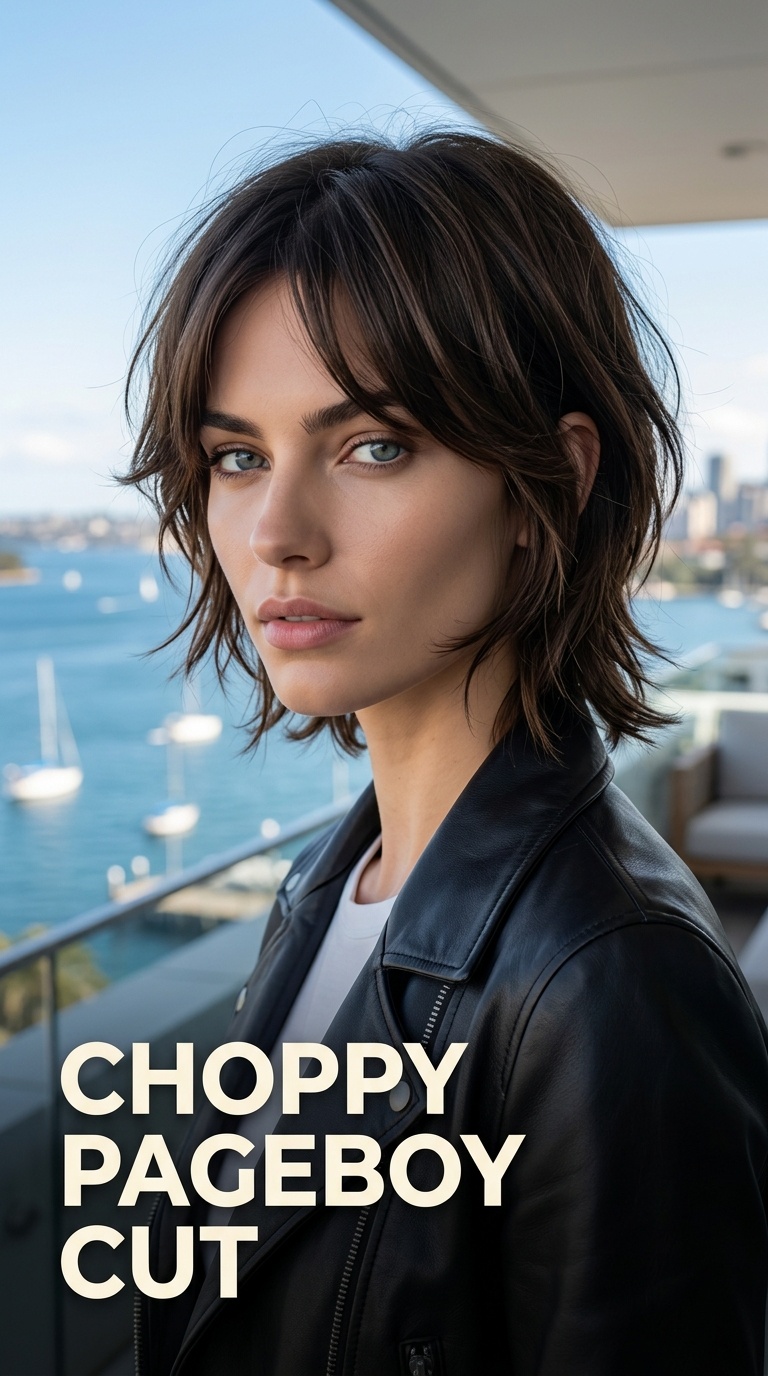 Choppy Pageboy Cut
