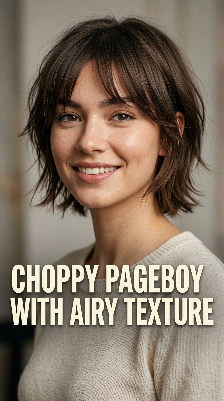 Choppy Pageboy with Airy Texture
