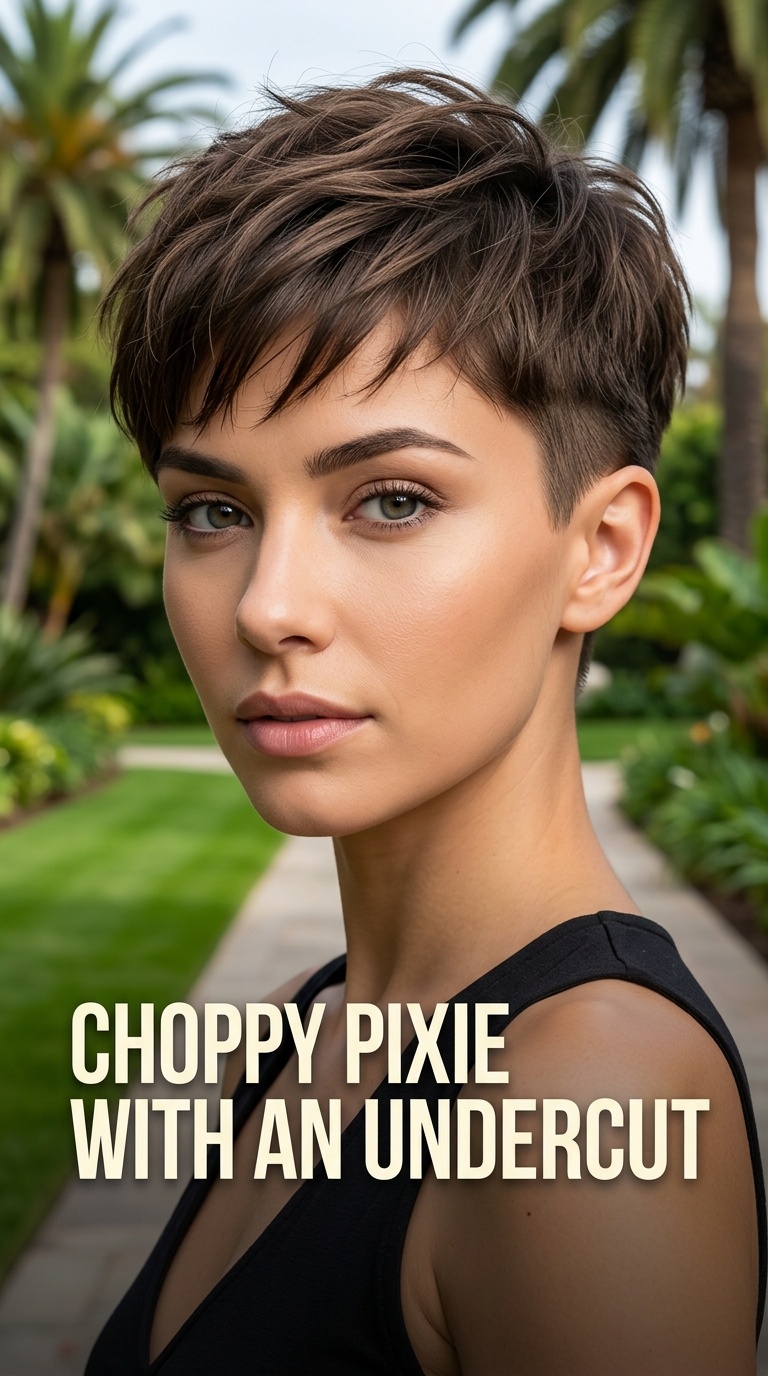 Choppy Pixie with an Undercut