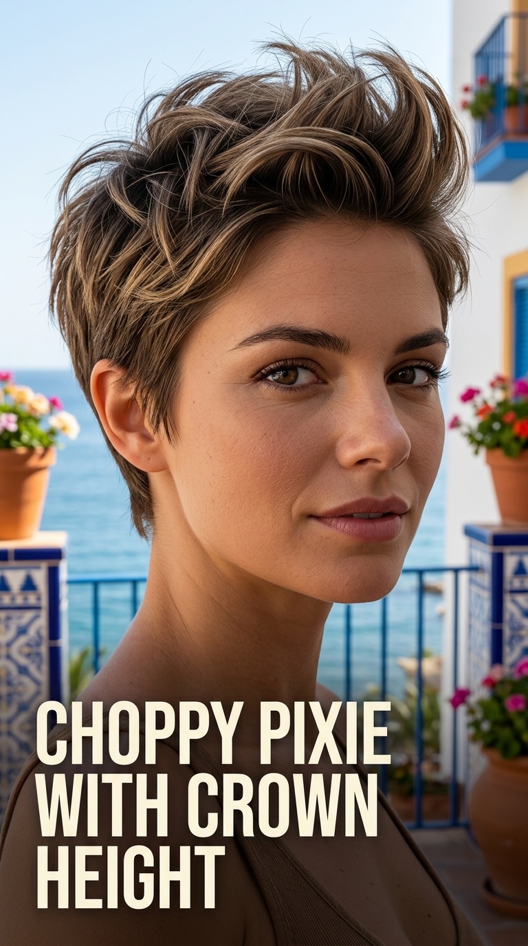 Choppy Pixie with Crown Height