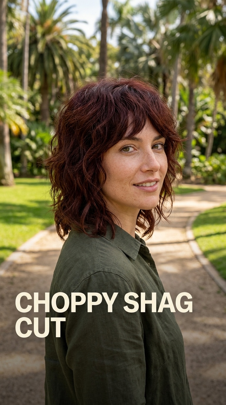 Choppy Shag Cut