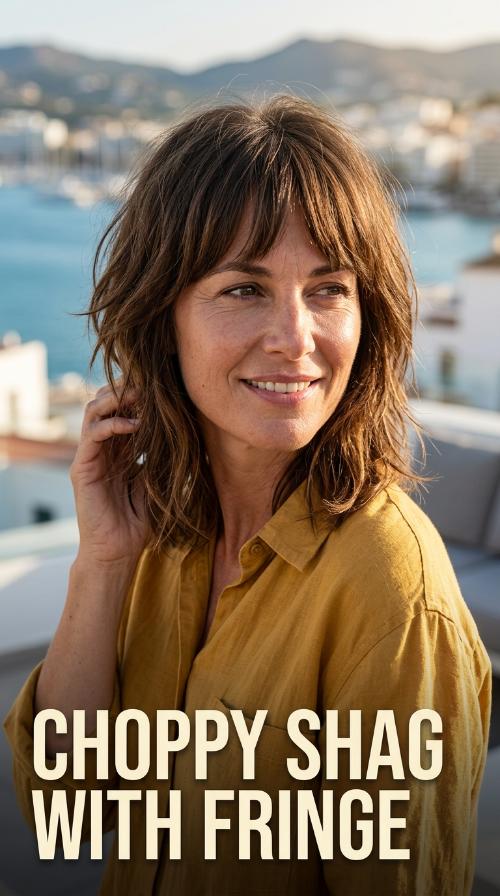 Choppy Shag with Fringe