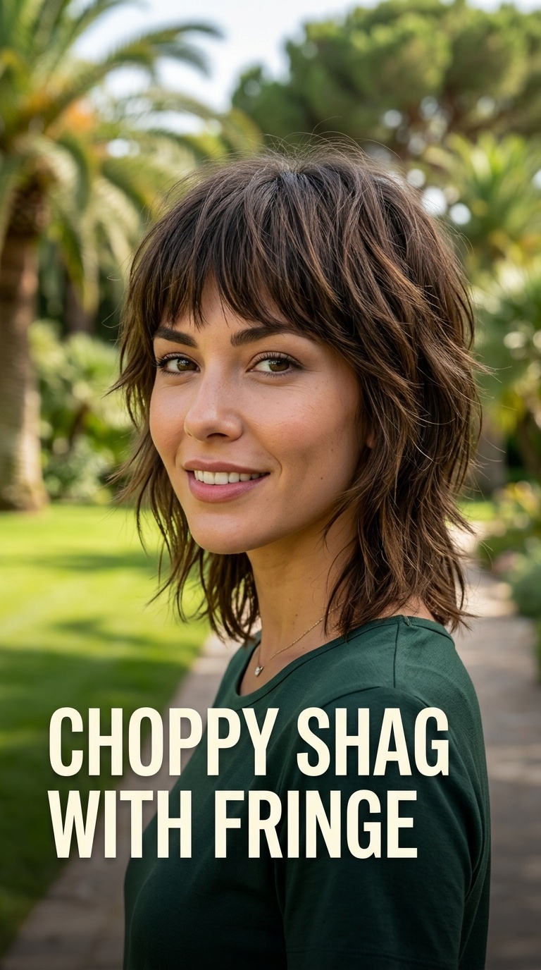 Choppy Shag with Fringe