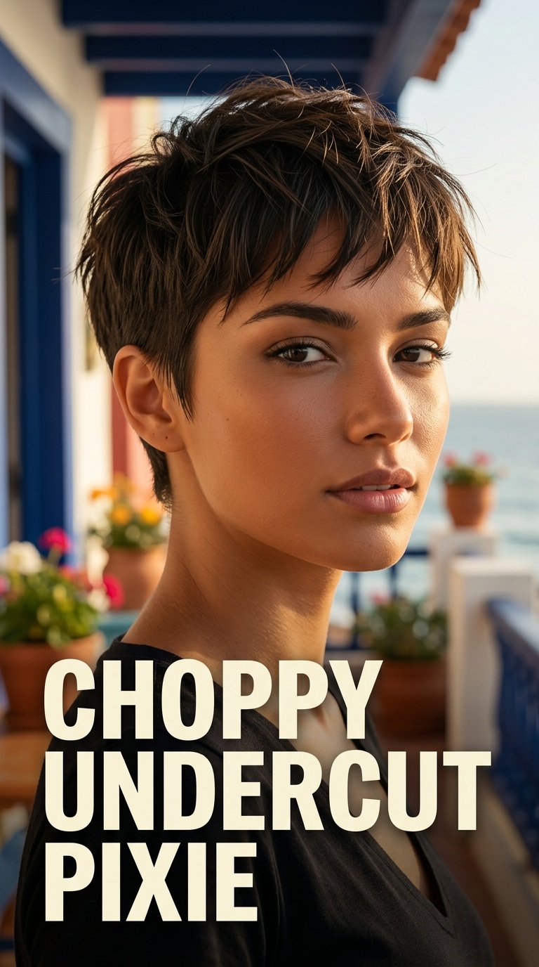 Choppy Undercut Pixie