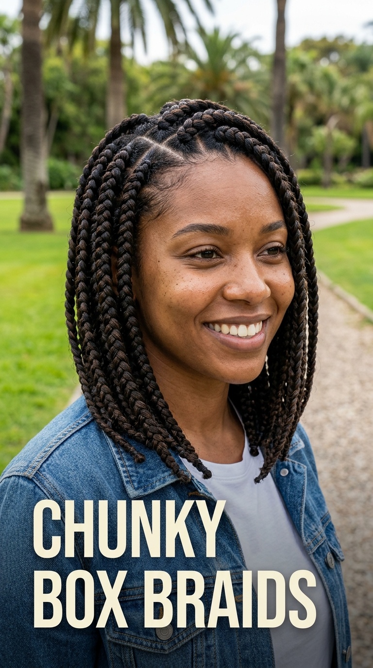 Chunky Box Braids