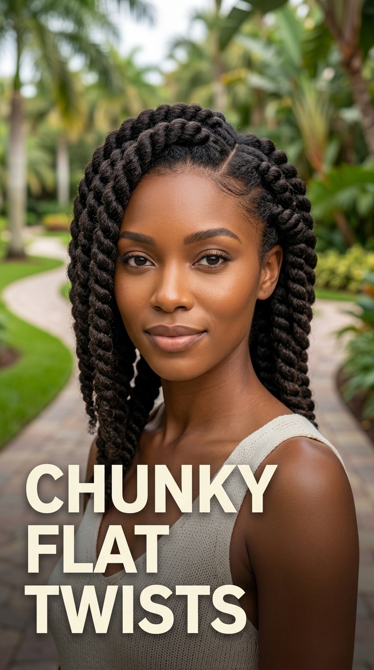 Chunky Flat Twists