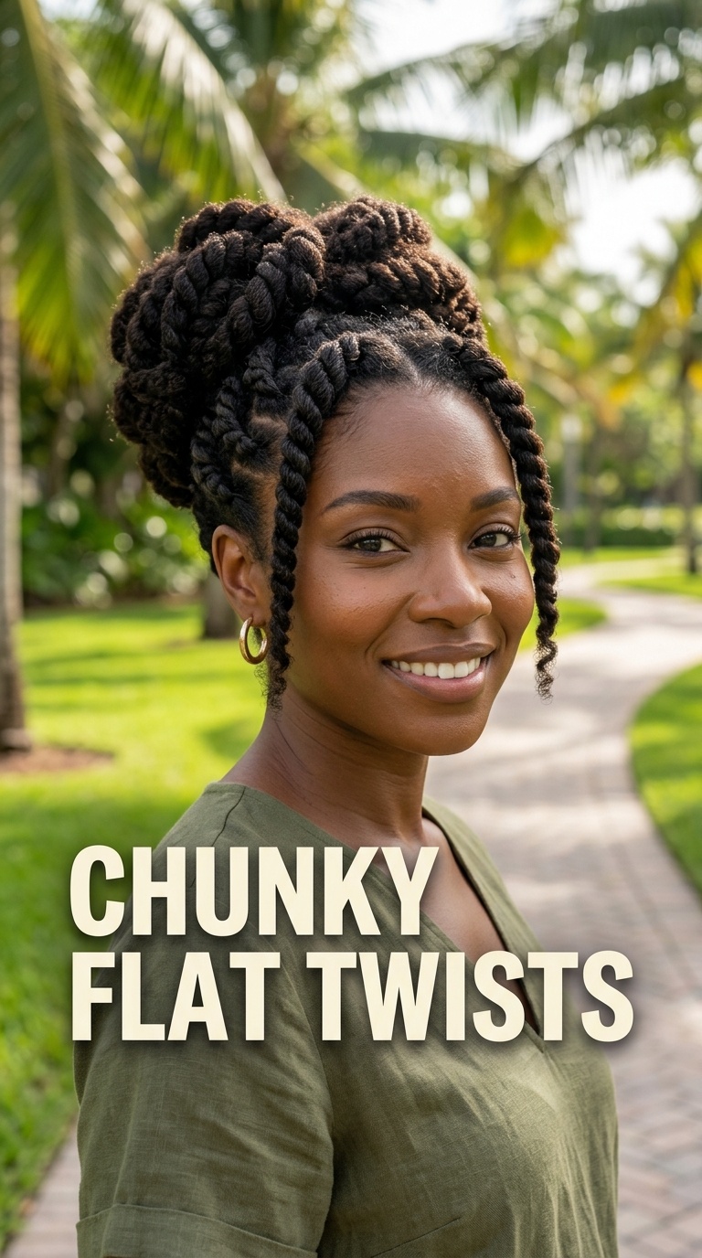 Chunky Flat Twists