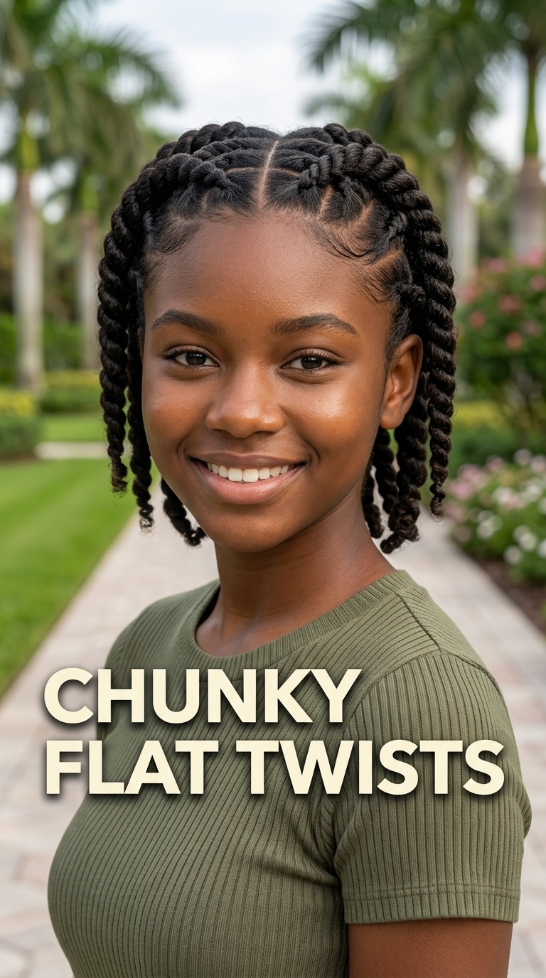 Chunky Flat Twists