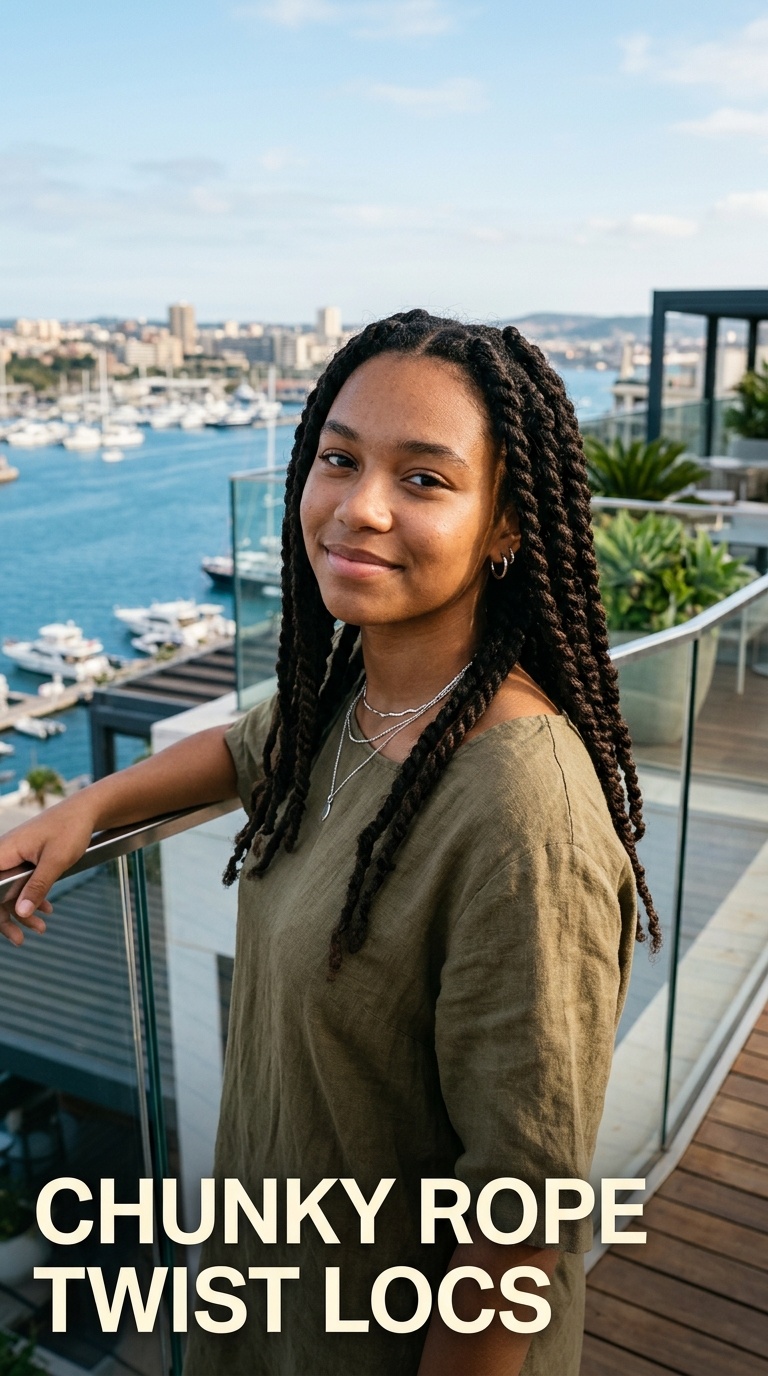 Chunky Rope Twist Locs