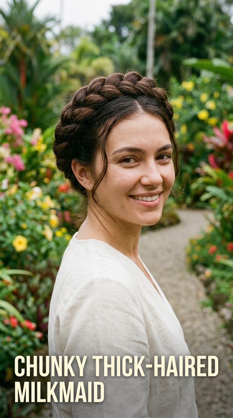 Chunky Thick-Haired Milkmaid