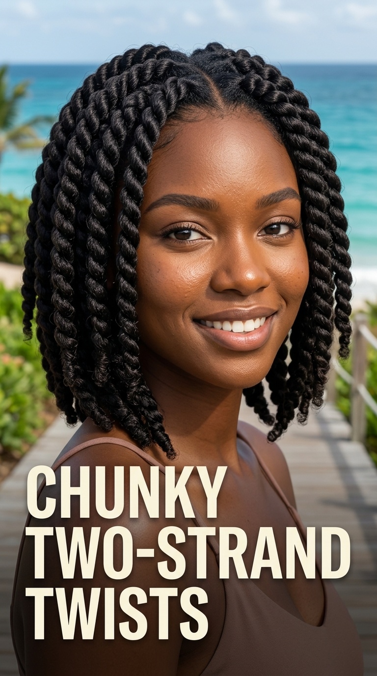 Chunky Two-Strand Twists
