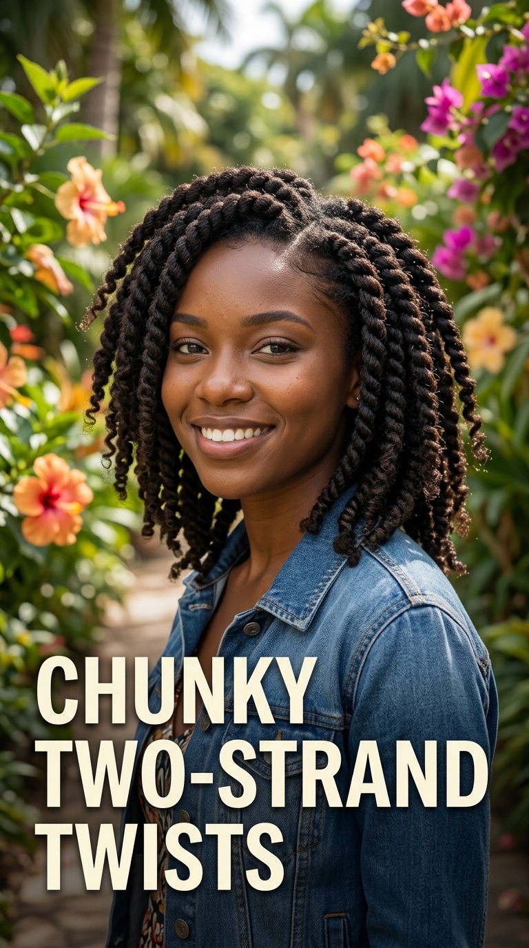 Chunky Two-Strand Twists