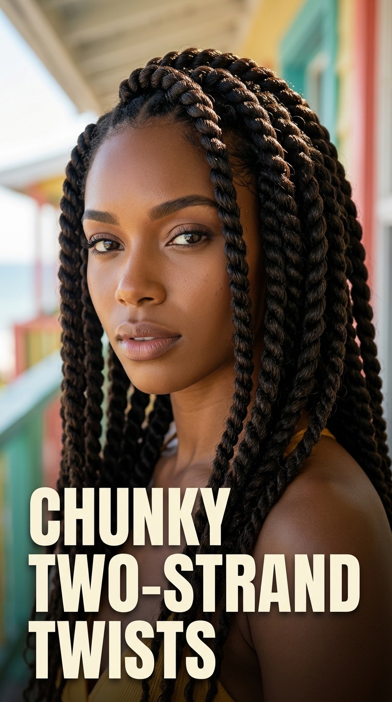 Chunky Two-Strand Twists