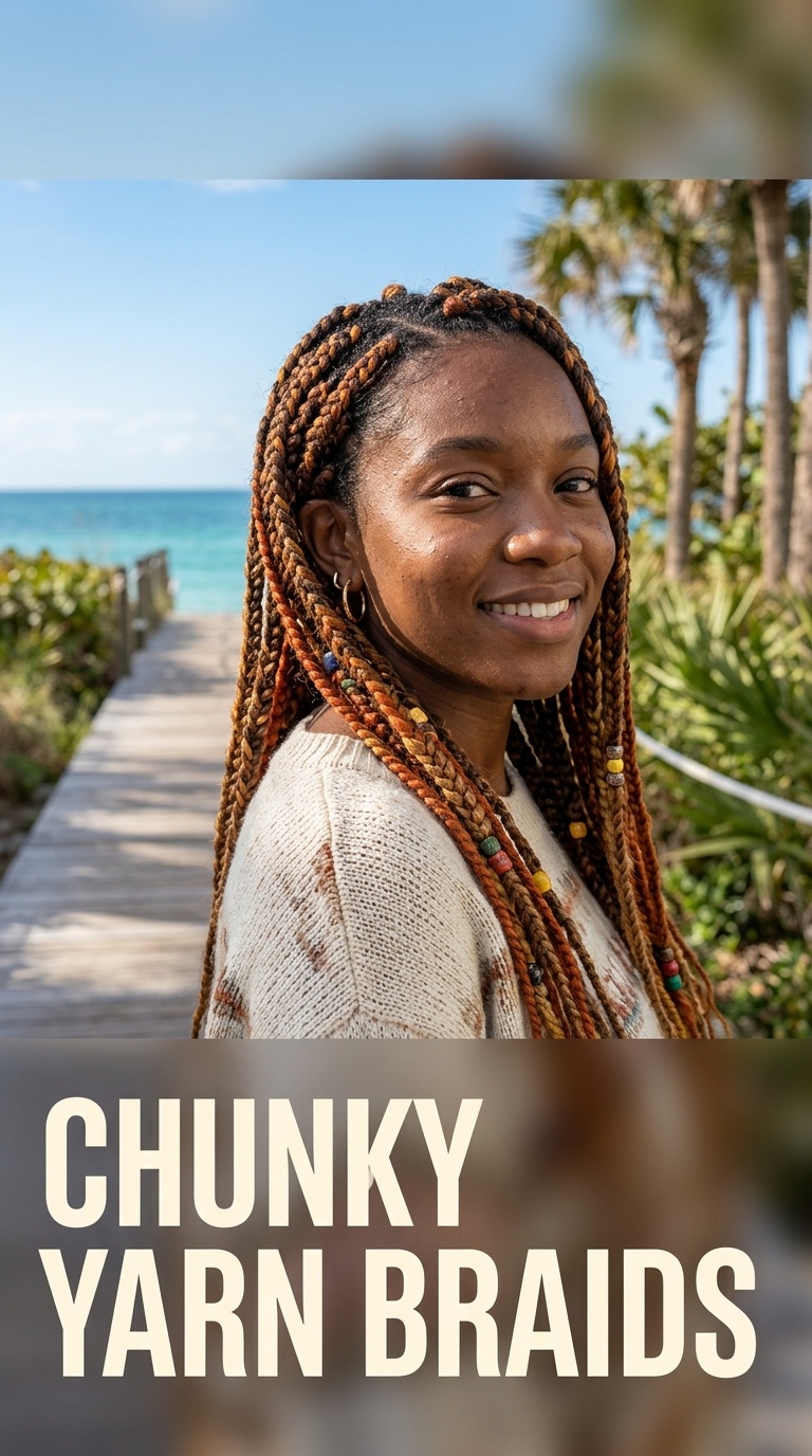 Chunky Yarn Braids