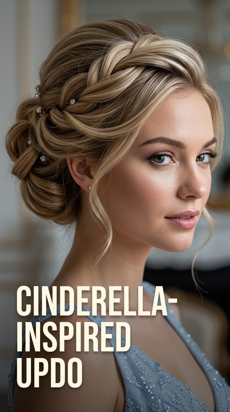 Cinderella-Inspired Updo
