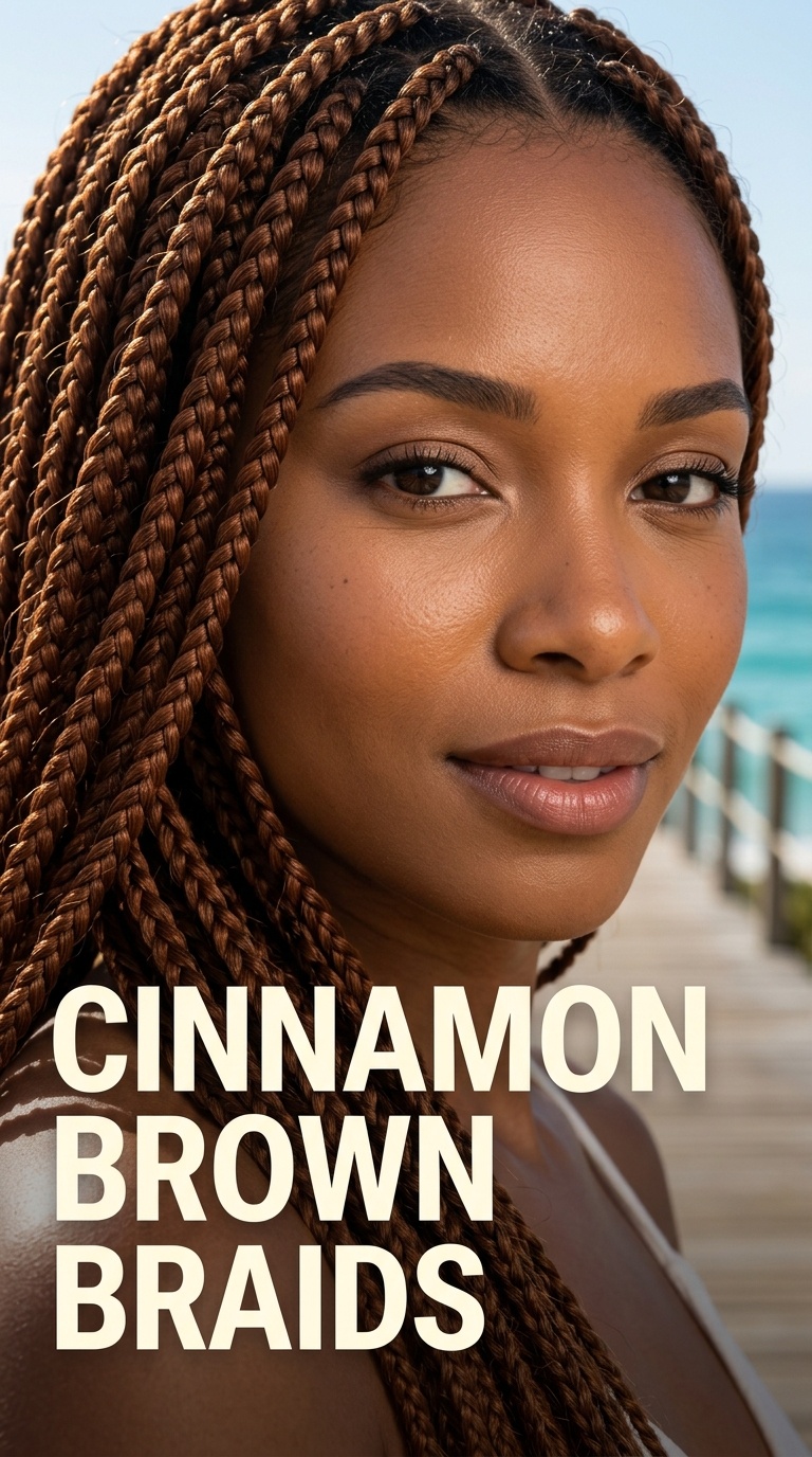 Cinnamon Brown Braids