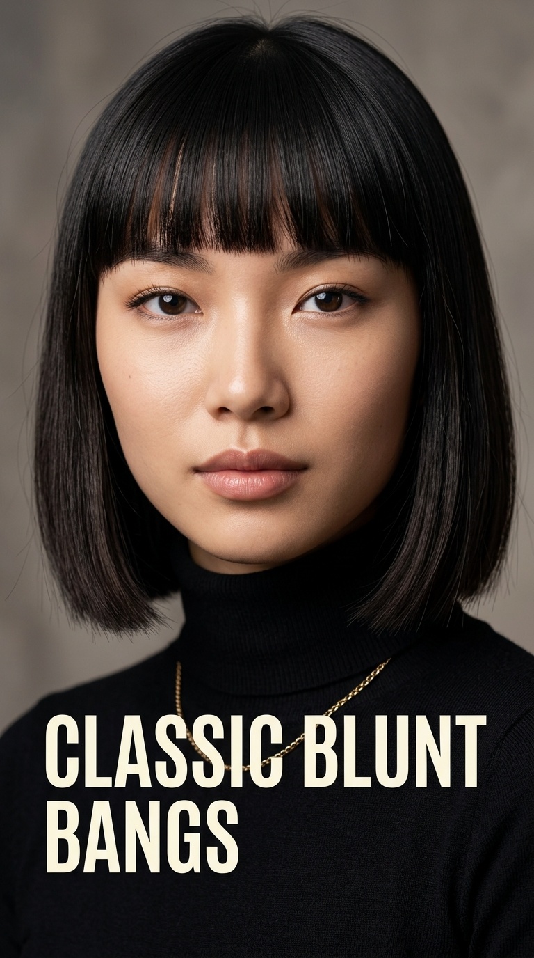 Classic Blunt Bangs
