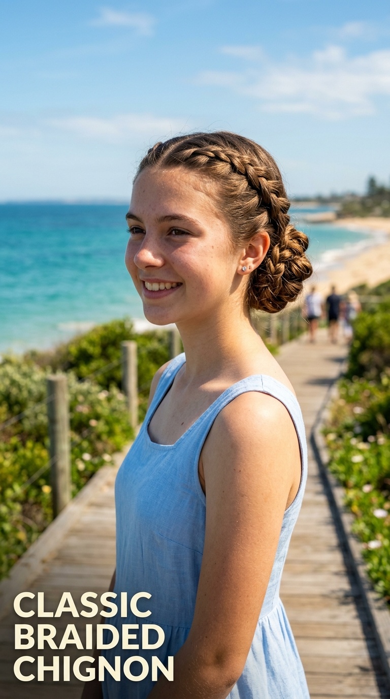 Classic Braided Chignon