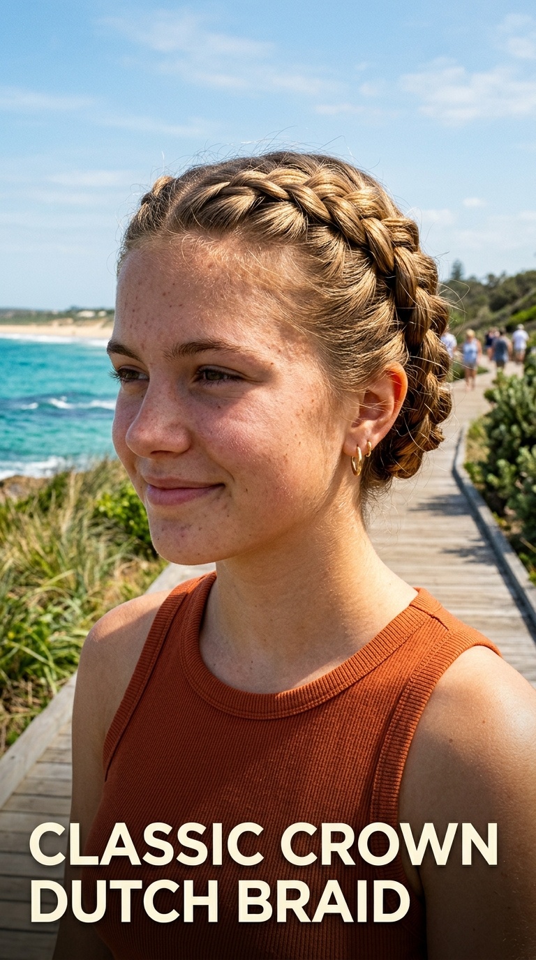 Classic Crown Dutch Braid