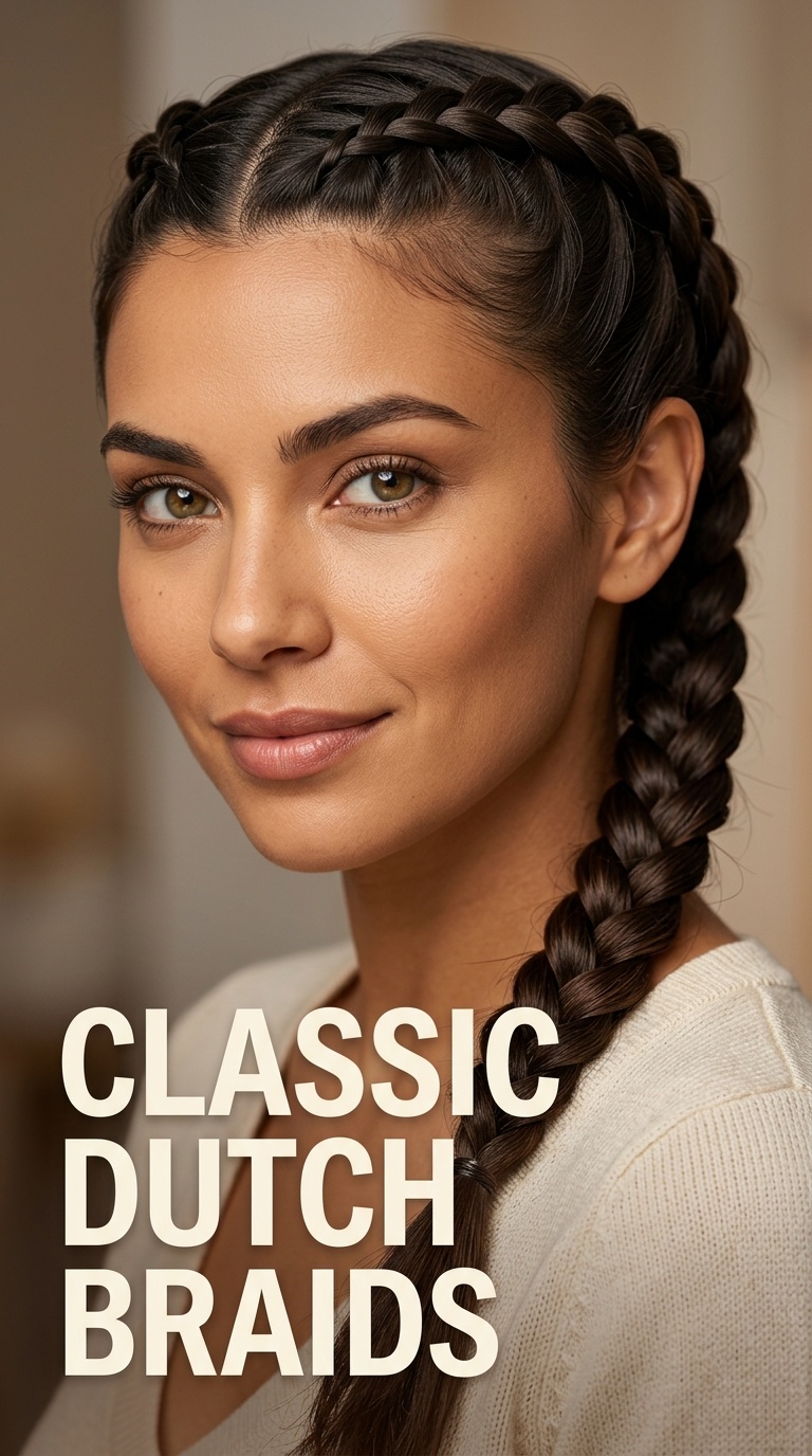 Classic Dutch Braids