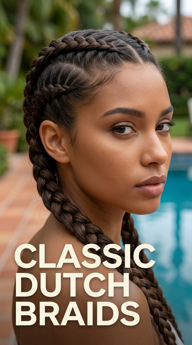 Classic Dutch Braids