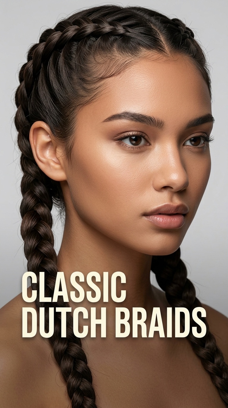 Classic Dutch Braids