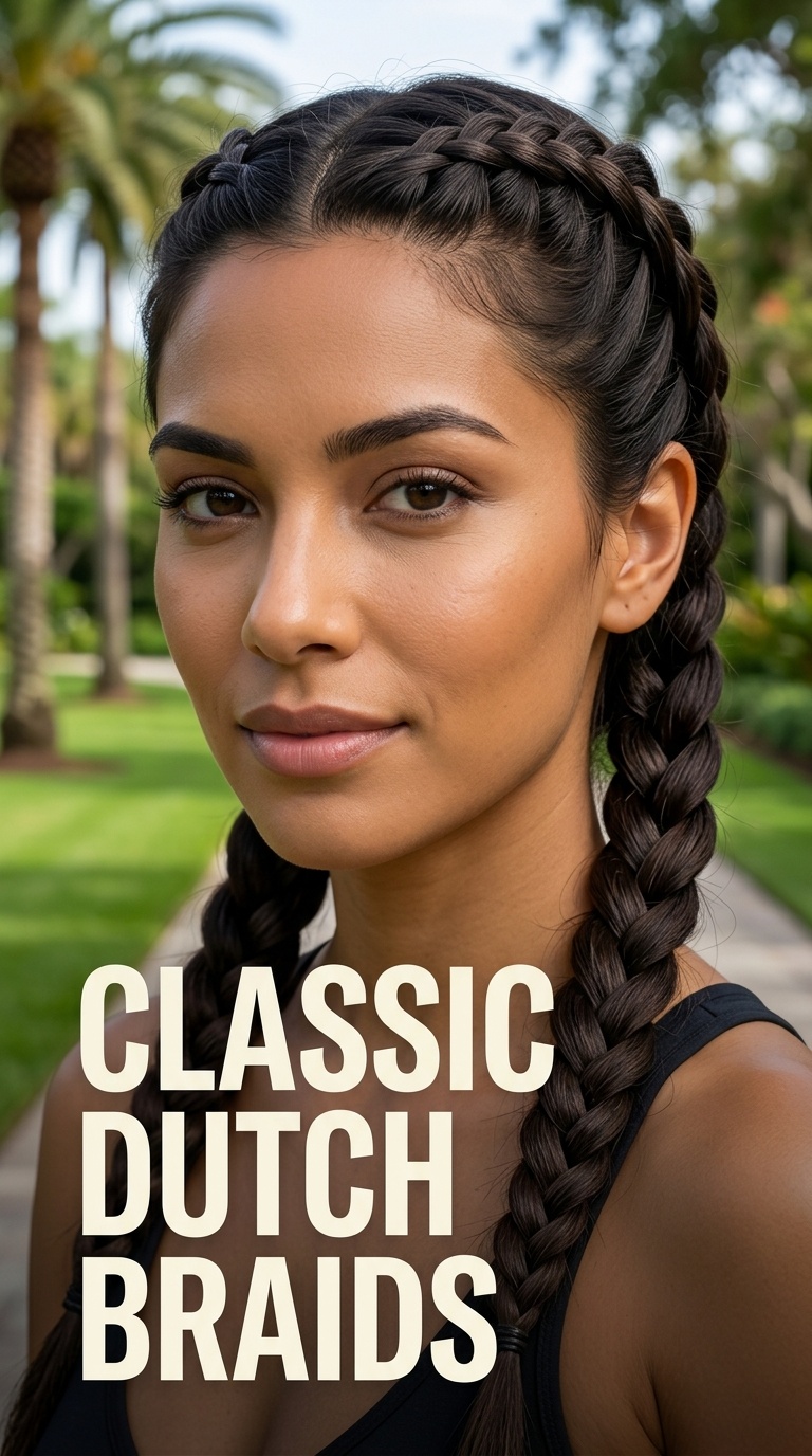 Classic Dutch Braids